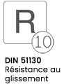 DIN51130 Résistance au glissement R10