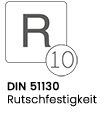 DIN51130 Resistenza allo scivolamento R10