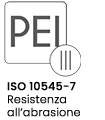 ISO 10545-7 Resistenza all'abrasione PEI 3